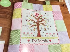 Family tree cross stitch - tree,
