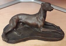 NORTH LIGHT 1980 GREYHOUND MODEL GREYHOUND LYING DOWN ORNAMENT