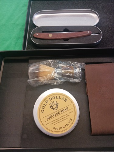 Straight razor gold dollar - gold,