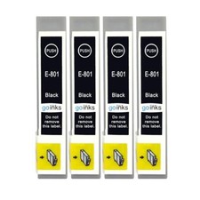 4 Black Ink Cartridges for