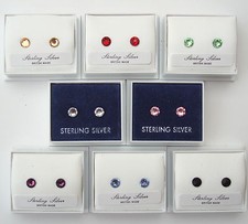 PAIR STERLING 925 SILVER STUD