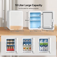 Mini Fridge 10L Portable Table