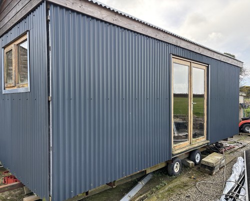 Shepherds hut home office - shepherds,