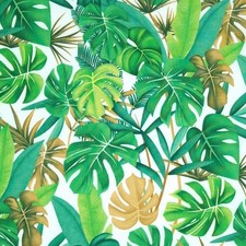 Tropical cotton fabric - tropical, rose