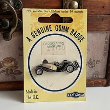 Vintage Badge Bugatti REV Gomm