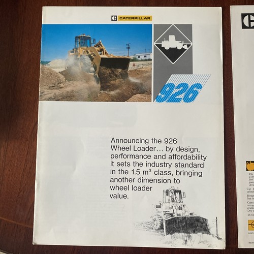 Caterpillar 926 wheel loader - "926",