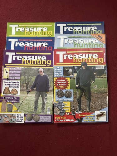 Treasure hunting magazines - treasure,