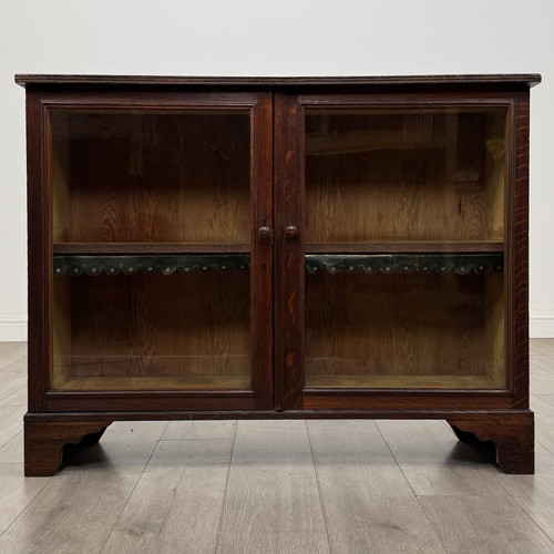 Antique victorian oak display - antique,