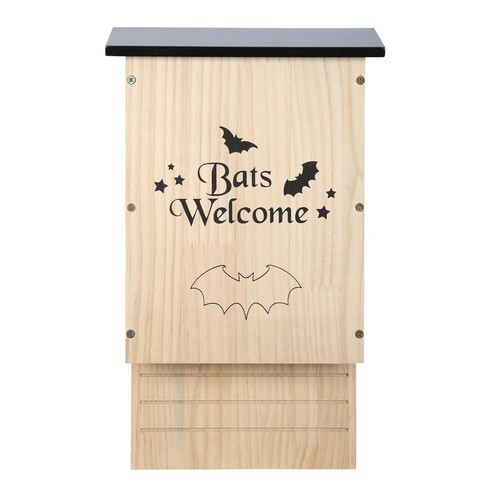 Wooden welcome bat roost house - wooden,
