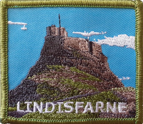 Lindisfarne embroidered patch - lindisfarne,