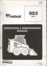 Bobcat skid steer loader 953 - steer,