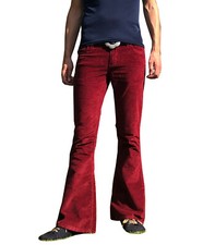 FLARES Burgundy Mens STRETCH