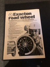 Exacton Wheels Alloy Wheels Mini Original Print Advertising