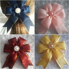 Child's kids accessories hair clips bows girls school ribbons