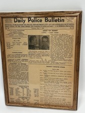 For Buyer 1938 LAPD Daily
