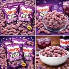 Vimto Fizzy Bottles 100g Bag