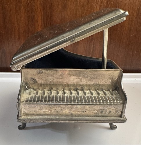 Vintage silver piano baby - silver,
