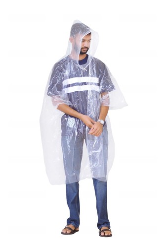 Poncho rain coat - coat, transparent