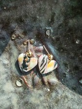 Mini Dangle Hearts In Pink