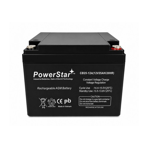Powerstar 12v 25ah wheelchair - powerstar,