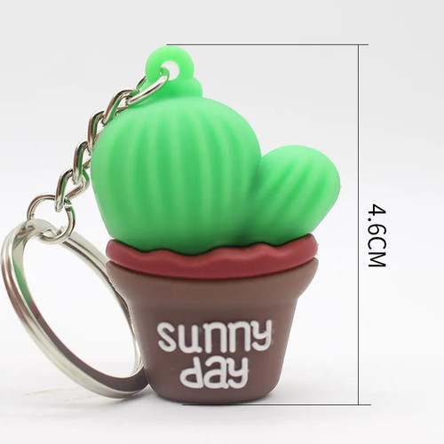 Cactus keychain pendant - cactus, new