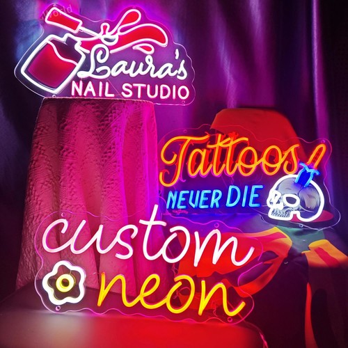 Custom logo neon sign - custom,