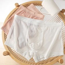 Men Solid Breathable Boxer