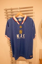 NEW **portsmouth pompey football club 97 98 KJC admiral replica new tags blue **