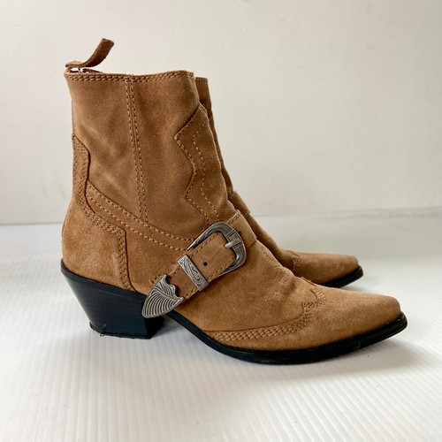 Zara tan suede - zara,