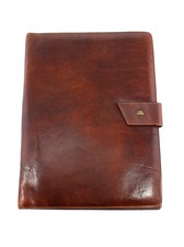 The Bridge Leather A4 Folio Folder In Brown
