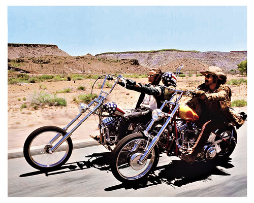 Easy rider photograph - rider, 4"x6"