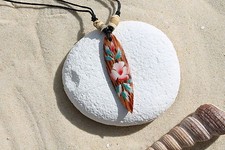Surfboard necklace new - surfboard,