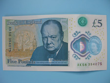 AK58 354075 New £5 Five Pound