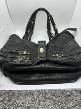 Jimmy Choo Black Bag Large Leather Bag Buckle Hobo Bag Style GREAT CONDITION