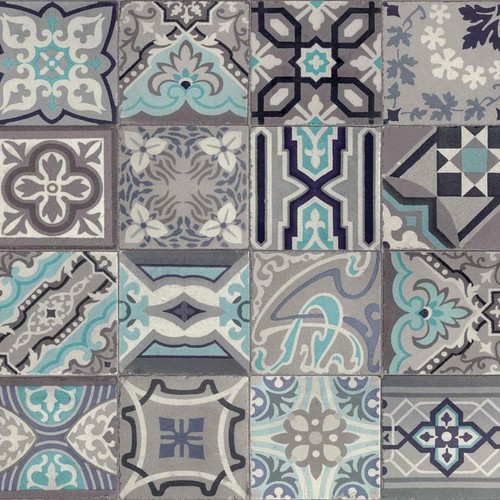 Mosaic tile effect wallpaper - effect,