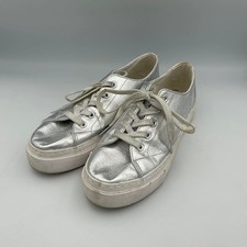 TU Silver Metallic Trainers