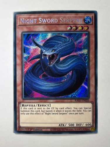 Night sword serpent ra05 en020 - sword, ra05-en020