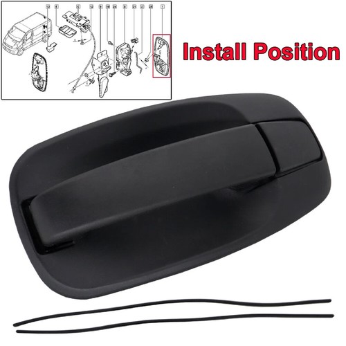 Rear tailgate door handle - rear,