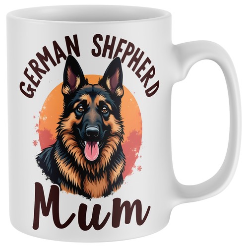 German shepherd mum mug dog - german,