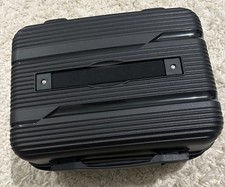 13 INCH LIGHTWEIGHT HARD SHELL CARRY ON LUGGAGE CASE COLOUR BLACK NEW