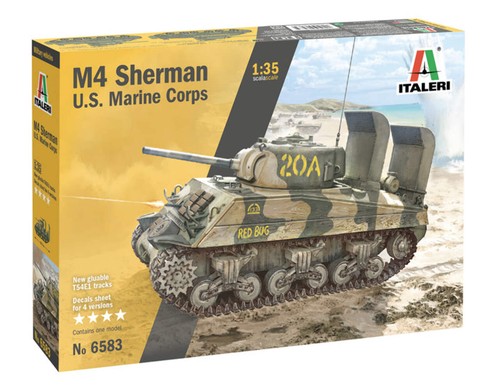 Italeri 6583 m4 sherman - 1:35,