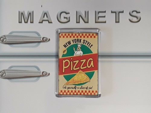 New york style pizza - pizza, fridge