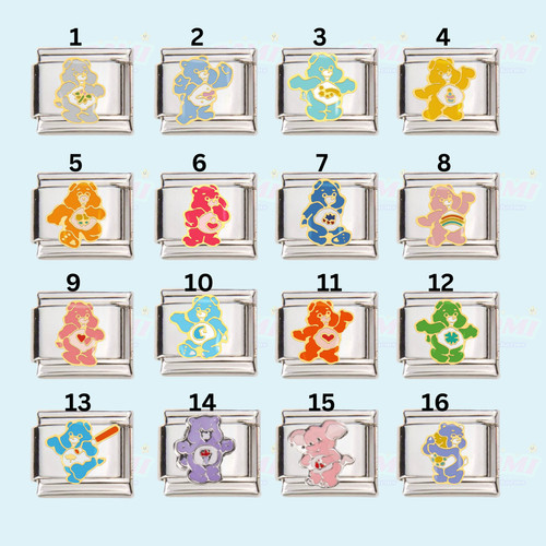 Italian charm care bears - italian,
