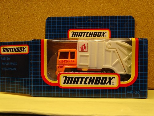 Matchbox refuse truck - matchbox, 36