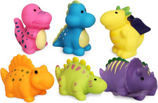 6PCS Floating Dinosaur Bath