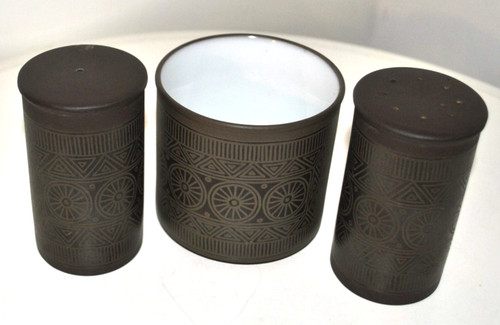 Hornsea pottery salt pepper - salt, &