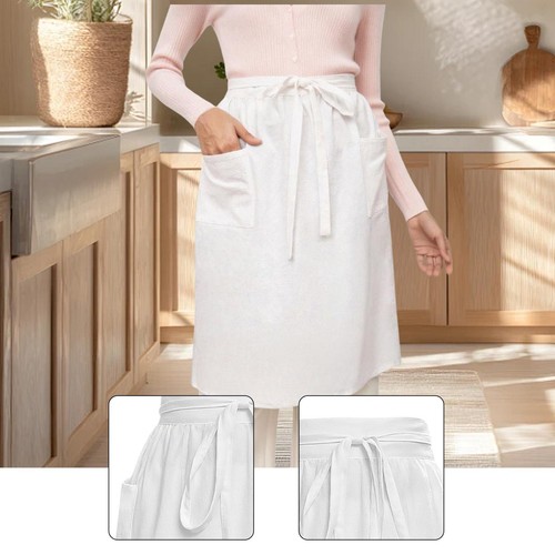 Women white long - women's, apron