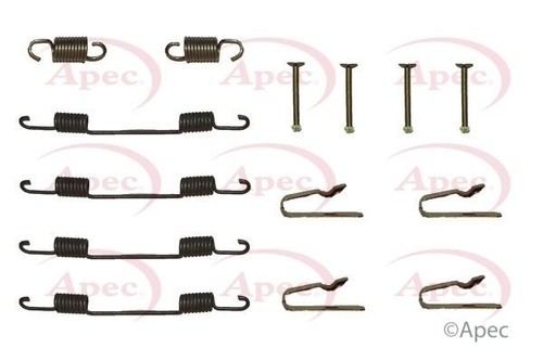Rear axle brake shoe fitting - axle,