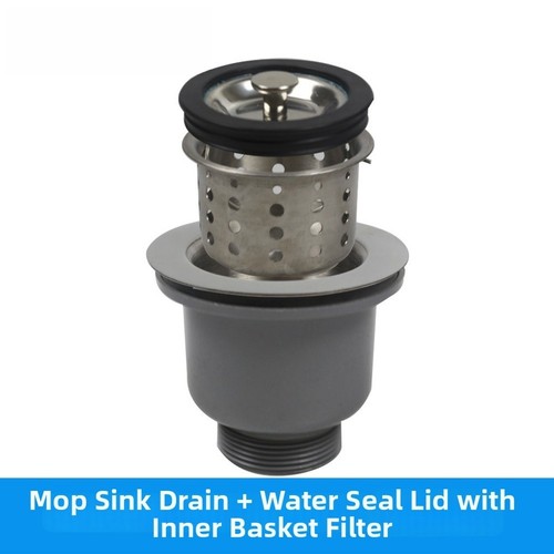 Stainless steel mop - steel, sink