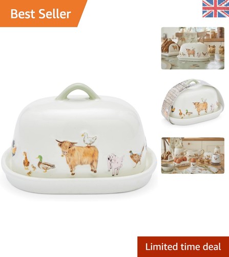 Elegant ceramic butter dish - elegant,